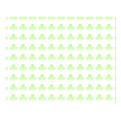 Shamrock Irish St Patrick S Day Double Sided Flano Blanket (large)  by Simbadda