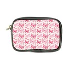 Cute Pink Flowers And Butterflies pattern  Coin Purse Front