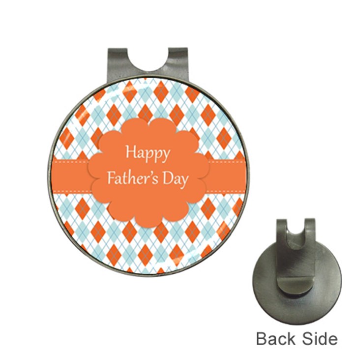 happy Father Day  Hat Clips with Golf Markers