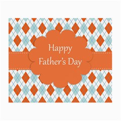 Happy Father Day  Small Glasses Cloth by Simbadda