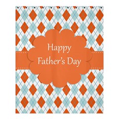 Happy Father Day  Shower Curtain 60  X 72  (medium)  by Simbadda