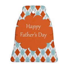 Happy Father Day  Bell Ornament (two Sides) by Simbadda