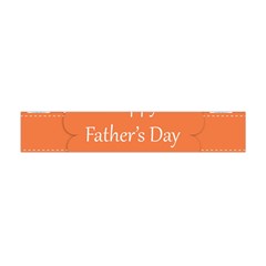 Happy Father Day  Flano Scarf (mini) by Simbadda