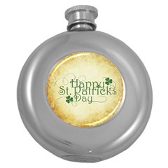 Irish St Patrick S Day Ireland Round Hip Flask (5 Oz)