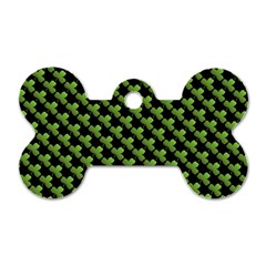 St Patrick S Day Background Dog Tag Bone (Two Sides)