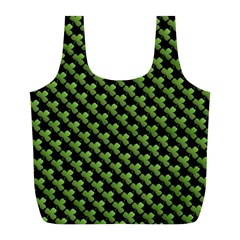 St Patrick S Day Background Full Print Recycle Bags (l)  by Simbadda