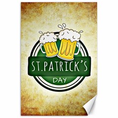 Irish St Patrick S Day Ireland Beer Canvas 24  X 36  by Simbadda