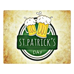 Irish St Patrick S Day Ireland Beer Double Sided Flano Blanket (large)  by Simbadda