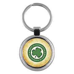 Irish St Patrick S Day Ireland Key Chains (round)  by Simbadda