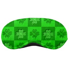 Fabric Shamrocks Clovers Sleeping Masks by Simbadda