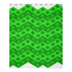 Shamrocks 3d Fabric 4 Leaf Clover Shower Curtain 60  X 72  (medium) 