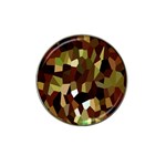 Crystallize Background Hat Clip Ball Marker Front