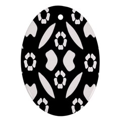 Abstract Background Pattern Oval Ornament (two Sides) by Simbadda