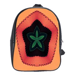 Fractal Flower School Bags(large)  by Simbadda