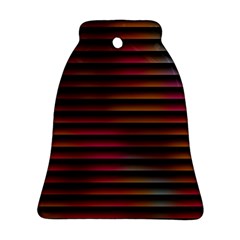 Colorful Venetian Blinds Effect Ornament (Bell)