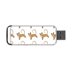 Cute Cats Seamless Wallpaper Background Pattern Portable Usb Flash (one Side) by Simbadda