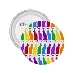 Rainbow Colorful Cats Wallpaper Pattern 2 25  Buttons by Simbadda