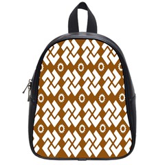 Art Abstract Background Pattern School Bags (small)  by Simbadda