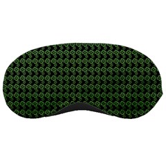 Clovers On Black Sleeping Masks by PhotoNOLA