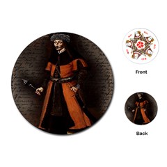 Count Vlad Dracula Playing Cards (round)  by Valentinaart