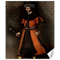 Count Vlad Dracula Canvas 8  X 10  by Valentinaart
