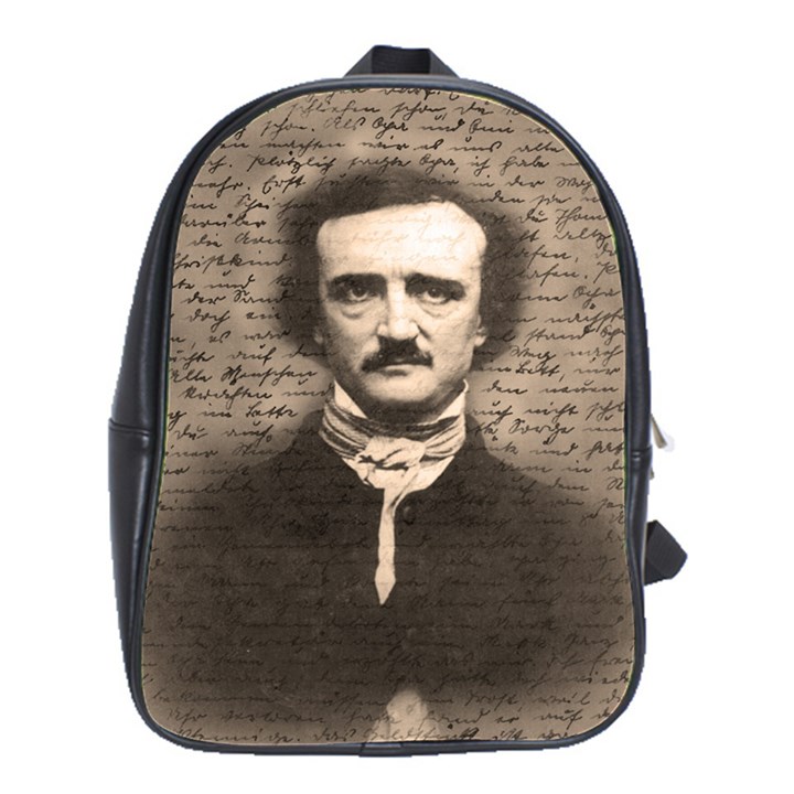 Edgar Allan Poe  School Bags(Large) 