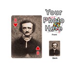 Edgar Allan Poe  Playing Cards 54 (Mini)  Front - Heart8