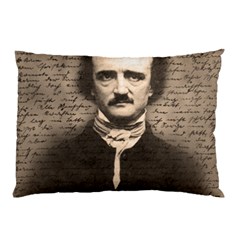Edgar Allan Poe  Pillow Case (two Sides) by Valentinaart