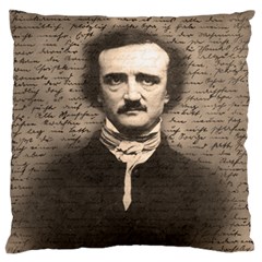 Edgar Allan Poe  Standard Flano Cushion Case (one Side) by Valentinaart