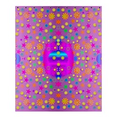 Colors And Wonderful Flowers On A Meadow Shower Curtain 60  X 72  (medium)  by pepitasart
