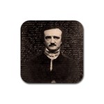 Edgar Allan Poe  Rubber Coaster (Square)  Front