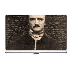 Edgar Allan Poe  Business Card Holders by Valentinaart
