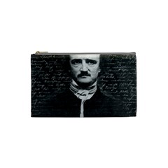 Edgar Allan Poe  Cosmetic Bag (small)  by Valentinaart