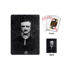 Edgar Allan Poe  Playing Cards (mini)  by Valentinaart