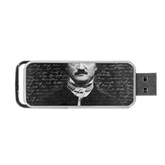 Edgar Allan Poe  Portable Usb Flash (two Sides) by Valentinaart