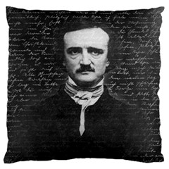 Edgar Allan Poe  Standard Flano Cushion Case (two Sides) by Valentinaart