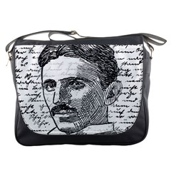 Nikola Tesla Messenger Bags by Valentinaart