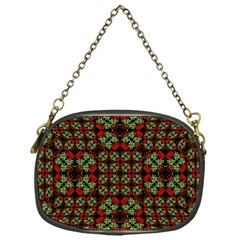 Asian Ornate Patchwork Pattern Chain Purses (one Side)  by dflcprints