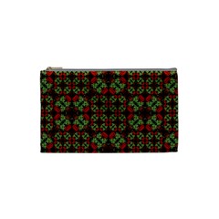 Asian Ornate Patchwork Pattern Cosmetic Bag (small)  by dflcprints