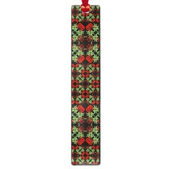 Asian Ornate Patchwork Pattern Large Book Marks by dflcprints