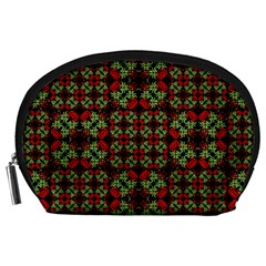 Asian Ornate Patchwork Pattern Accessory Pouches (large)  by dflcprints