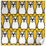 Yellow Owl Background Canvas 16  x 16   15.2 x15.41  Canvas - 1