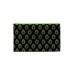 Peacock Inspired Background Cosmetic Bag (XS) Front