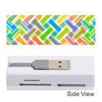 Abstract Pattern Colorful Wallpaper Memory Card Reader (Stick)  Front