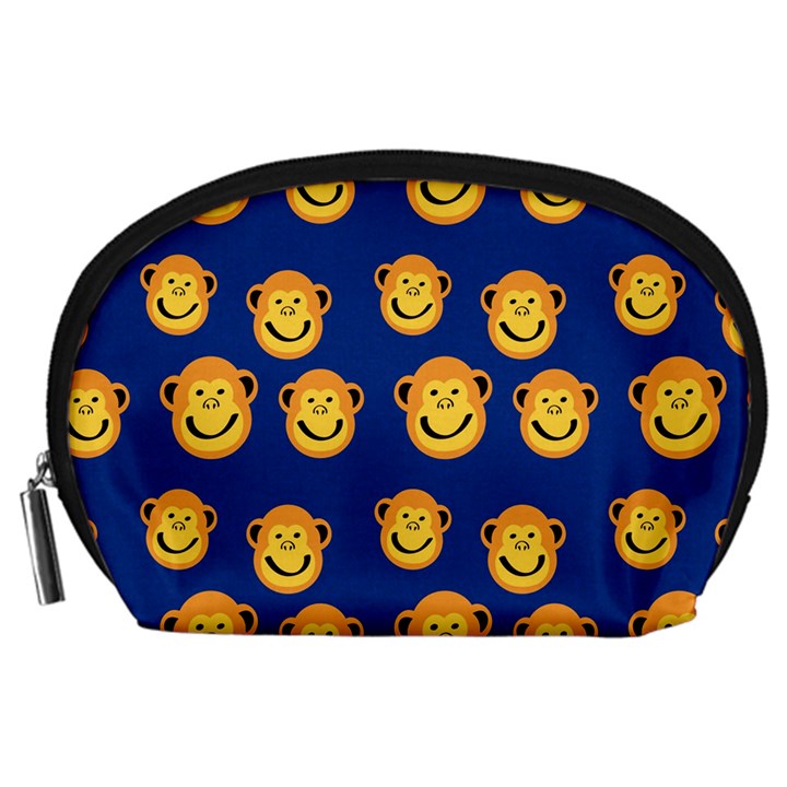 Monkeys Seamless Pattern Accessory Pouches (Large) 