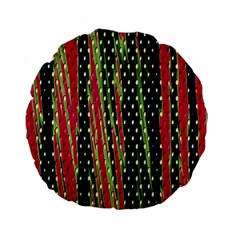 Alien Animal Skin Pattern Standard 15  Premium Flano Round Cushions