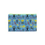 Cute Monkeys Seamless Pattern Cosmetic Bag (XS) Front