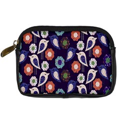 Cute Birds Pattern Digital Camera Cases by Simbadda