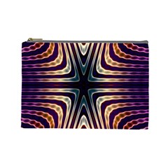 Colorful Seamless Vibrant Pattern Cosmetic Bag (large)  by Simbadda