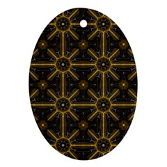 Seamless Symmetry Pattern Ornament (oval) by Simbadda